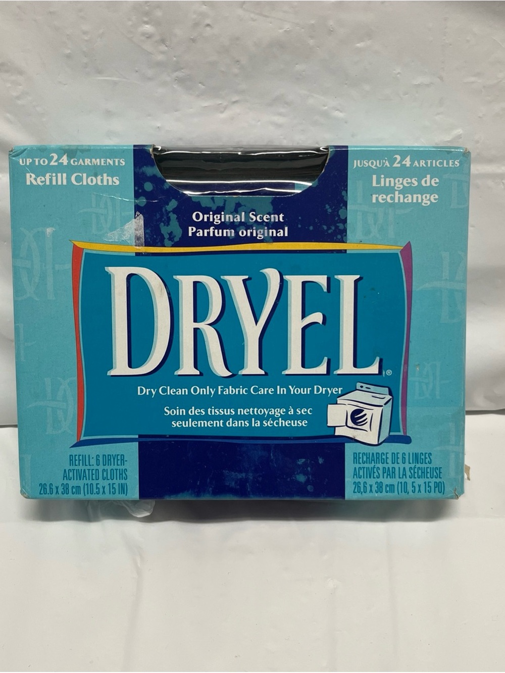 Vintage Dryel Original Scent Refill Dry Clean Sheets - 5 packs